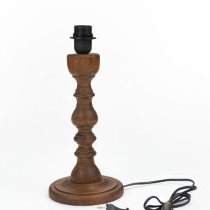 AHŞAP CEVİZ ZARİF ABAJUR GÖVDESİ