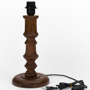 MAİSON ALİSA AHŞAP GENİŞ ABAJUR ABAJUR GÖVDESİ