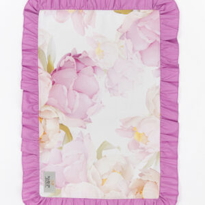 MAİSON ALİSA 2 ADET ŞAKAYIK DESENLİ LİLA FIRFIRLI AMERİKAN SERVİS